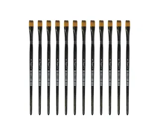 Penseel Kangaro Serie 341 plat Nr. 8 synthetisch doos 12 stuks - 1
