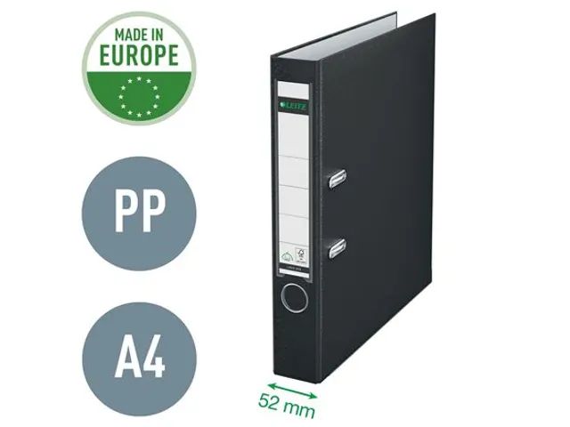 Ordner Leitz 1015 A4 50mm PP zwart