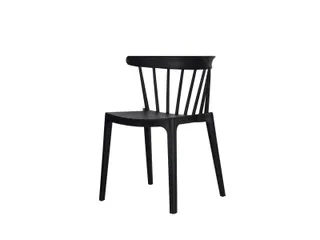 Stapelstoel Essentials Windson polypropyleen Zwart terrasstoel - 1