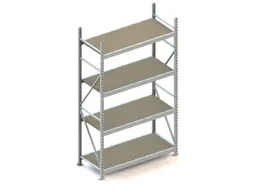 breedvakstelling,grondveld,HxBxD 2500x1451x650mm,vakl. 600kg