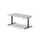 Elektrisch ihv bureau,HxBxD 650-1310x1600x900mm,blad lichtgrijs