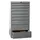ladekast,HxBxD 1200x500x600mm,9lade(n),cil.-slot,RAL7035,front RAL3000