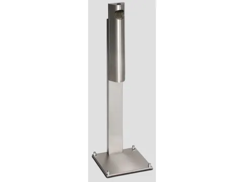 Staande Asbak 3.5 liter Hxbxd 1250x310x310mm Afsluitbaar Rvs