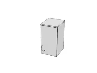 opzetkast v. kast met openslaande deuren Bl-wit 740x400x445mm - 1