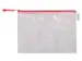 Opbergtas Tarifold met rits 330x240mm PVC rood