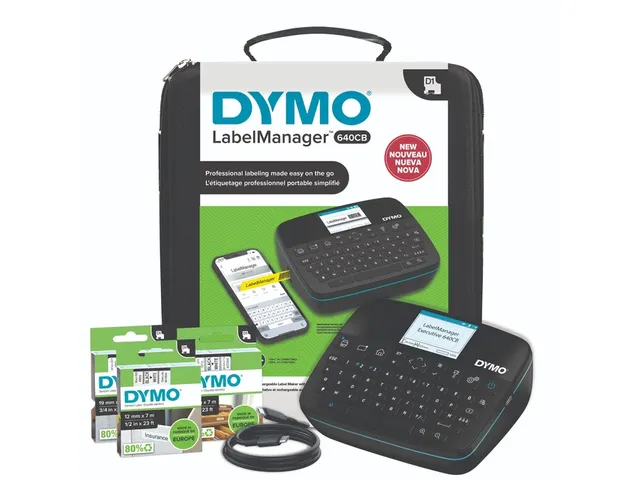 Labelprinter Dymo LM 640CB azerty 24mm koffer