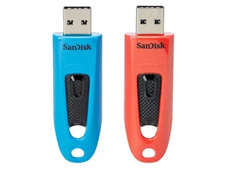 Sandisk ULTRA USB 3.0 USB Stick 32GB Duo Pack Blauw/rood - 2