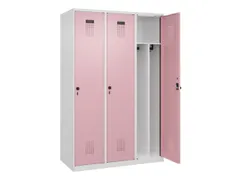 locker voor scheiding van kleding,HxBxD 1850x1200x500mm,3vak