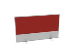 opzetpaneel bureau aanbouw achter MP-lichtgrijs BN4011-rood 1000mm