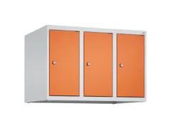 opzetkast,v. locker,3vak.,vak B 250mm,HxBxD 500x750x500mm,vleugeldeur