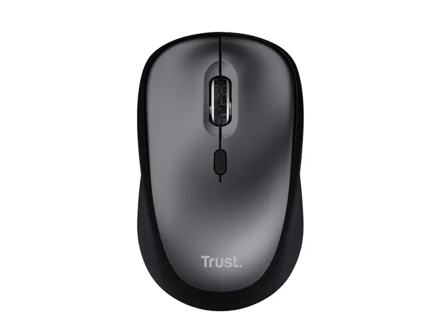 Muis Trust Yvi+ draadloos eco zwart