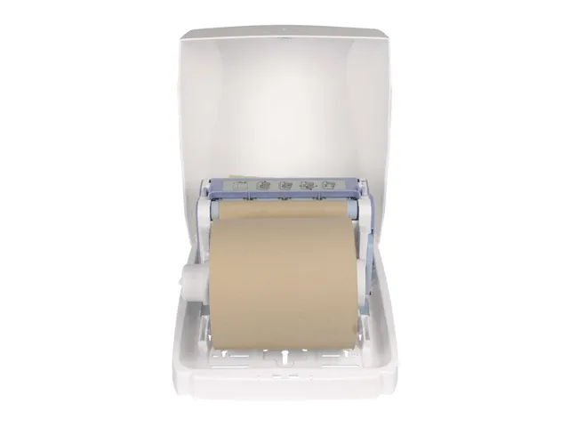 Handdoekdispenser papieren rol MAULcare Autocut Wit