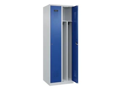 locker voor scheiding van kleding,HxBxD 1850x600x500mm,2vak