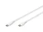 USB-C siliconen oplaadkabel USB-C USB-C 2m USB 2.0 60W wit