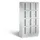 Lockerkast 1800x900x500mm 3x4 vakken Cilinderslot, Sokkel, RAL7035