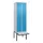 locker met bank,HxBxD 2120x600x815mm,2vak,vak B 300mm,cil.-slot