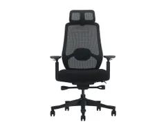 Bureaustoel NEN 1335 Ferrara Zwart Met Hoofdsteun