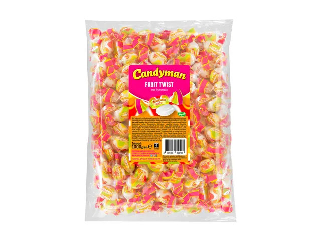 Zuurtje Candyman fruit twist zak 1 kilogram