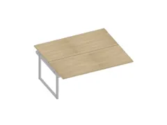 aanbouwtafel,v. benchtafel,HxBxD 730x1800x1600mm,blad eiken