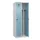 locker voor scheiding van kleding,HxBxD 1850x600x500mm,2vak