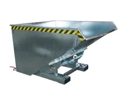 Kiepbak voor spaanders,HxLxB 1095x1720x1570mm,1,7m³,draagverm. 1500kg