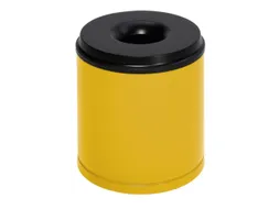 prullenmand zelfblussend 30 liter HxØ 390x375mm kop zwart geel