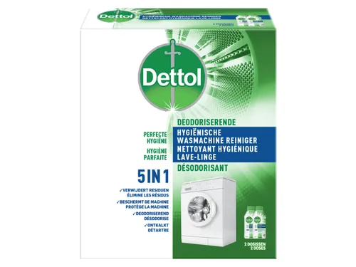 Dettol 5 in 1 Wasmachine Reiniger 2x 250ml