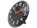 Horloge de table Nextime Duomo Mini 20 cm noir avec un verre bombé