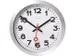 Horloge murale NeXtime 'Station' Ø19cm chiffres aluminium brossé