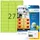 HERMA 5143 Gekleurde etiketten A4 63,5x29,6mm Neon Groen 540 stuks