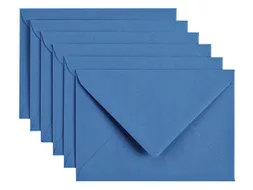 Envelop Papicolor C6 114x162mm Donkerblauw Gegomd