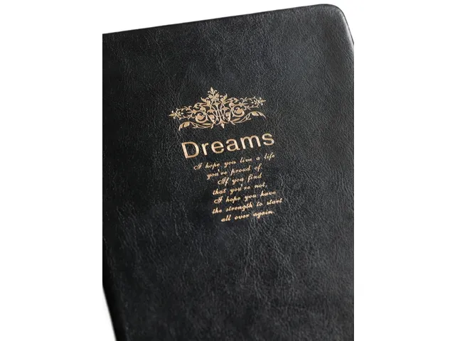 Carnet de notes Kalpa Dreams 214x145x40mm uni noir