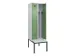 locker met bank,voor scheiding van kleding,HxBxD 2120x600x815mm,2vak