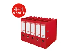 Ordner Esselte Vivida No.1 multipack 75mm A4 5 stuks rood