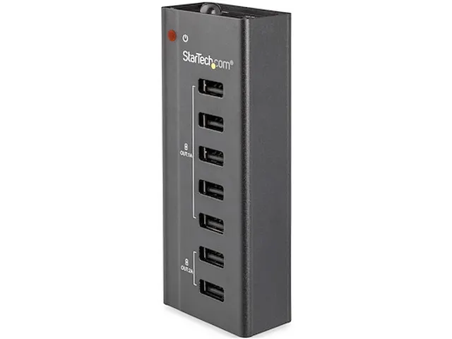 7 poorts USB oplaadstation met 5x 1A poorten en 2x 2A poorten