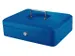 Geldkist Pavo met muntsorteerbak 300x240x90mm blauw