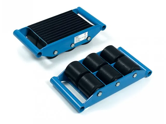 Transportrollers 6945 6000kg Laadvlak 260x200mm 6 Rollen