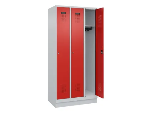 locker,HxBxD 1950x900x500mm,3vak,vak B 300mm,cil.-slot,sokkel