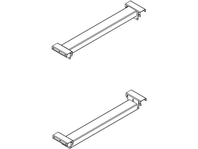 diepe aflegplank,v. palletstelling,D 1100mm,vakl. 400kg,staal,RAL2001