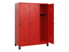 schoollocker,HxBxD 1630x1200x500mm,3vak,vak B 400mm,draaigrendel