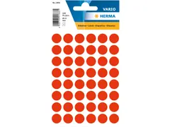 HERMA 1866 Multipurpose etiketten Rond 13mm Fluor Rood 240 stuks