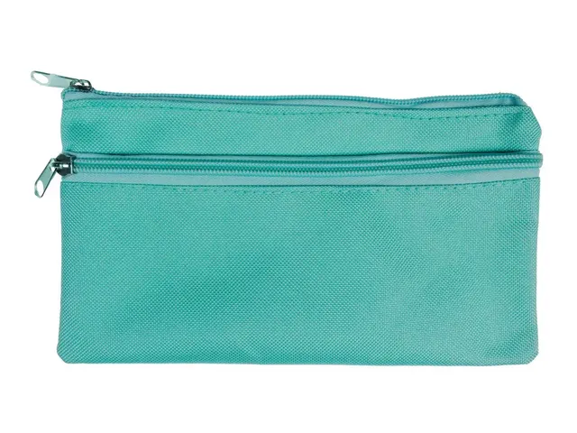 Trousse Kangaro plate 21x11cm bleu pastel