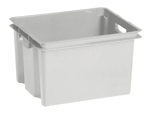 Crownest Opbergbox 30 Liter Grijs