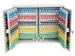 armoire à clés,600crochets,HxlxP 550x730x205mm,corps gris