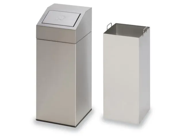 Afvalbak Vloeropstelling Rvs Hxbxd 790X320X320Mm