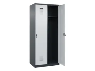 locker,HxBxD 1850x800x500mm,2vak,vak B 400mm,draaigrendel - 2