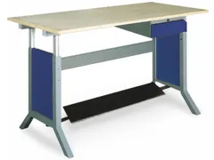 Montagetafel Basis 735-1100x1500x750mm Multiplex 25mm Voetensteun