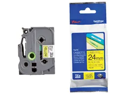 Labeltape Brother P-touch TZe-651 standaard 24mm zwart op geel
