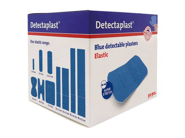 Detectaplast 8251 Textielpleister Elastisch Blauw 50x72mm 50 Stuks