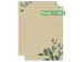 Papier avec motif Sigel Ecucalyptus A4 motif double-face papier herbe